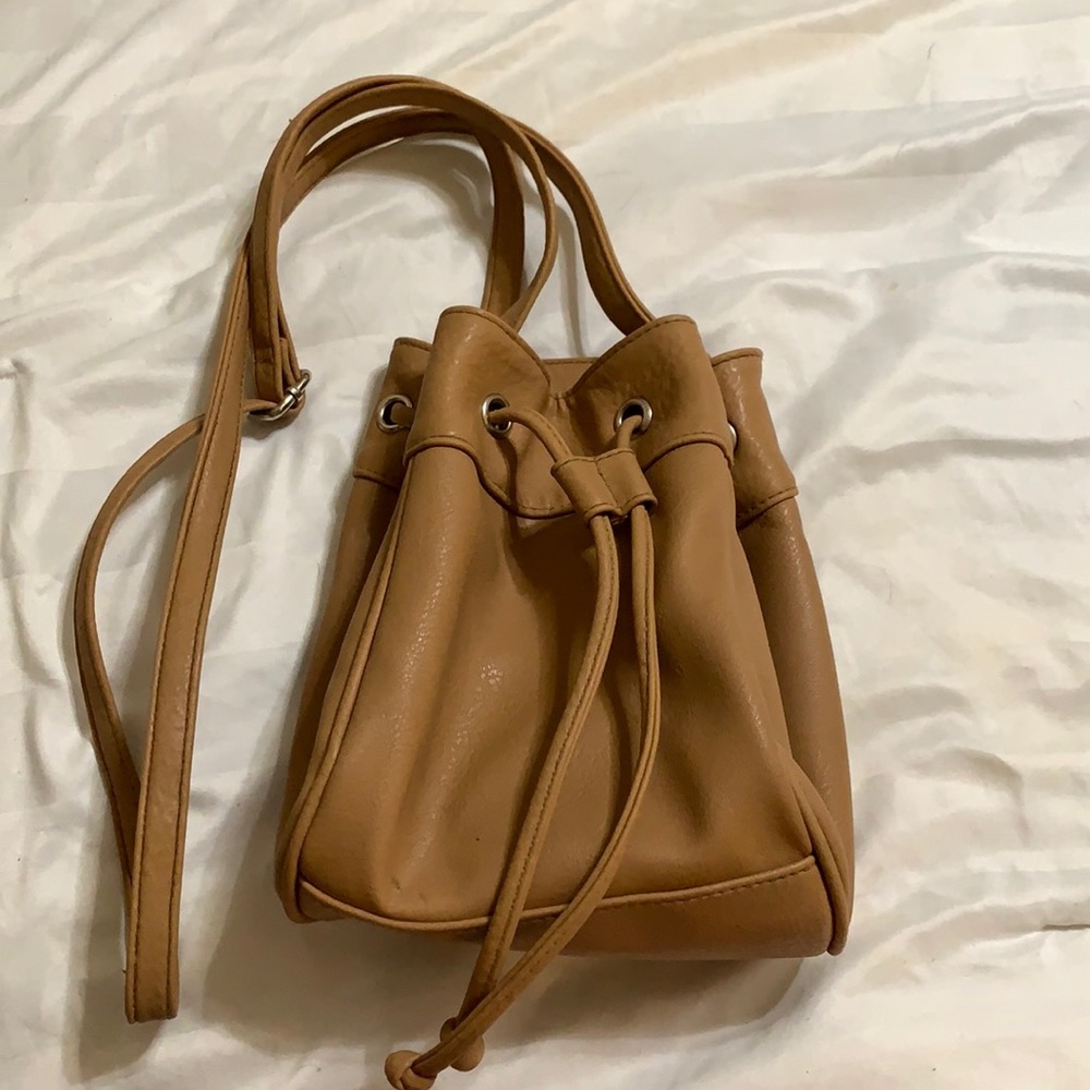 Tan Bucket Purse